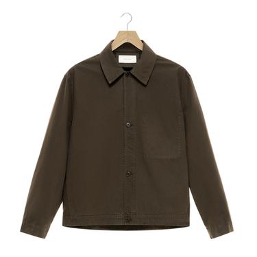 WASHED REGULAR FIT OVERSHIRT - Brown by Zara