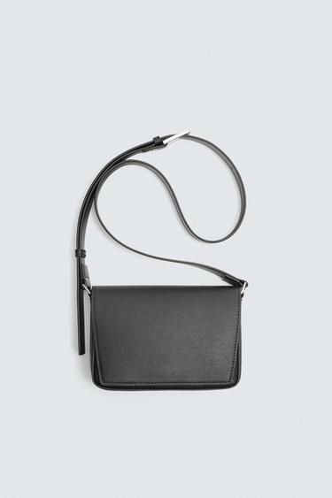 TEXTURE CROSSBODY BAG - Black by Zara