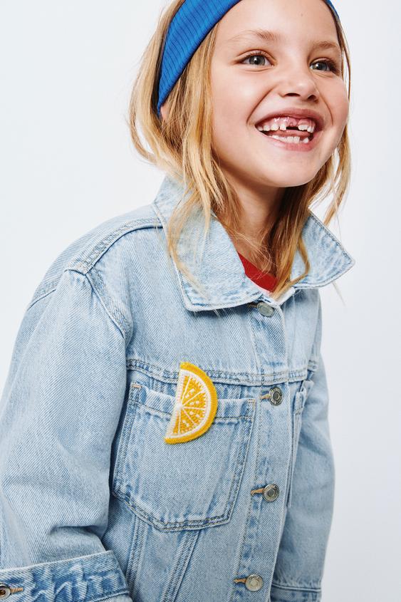 BASIC DENIM JACKET - Light blue by Zara - Image 0