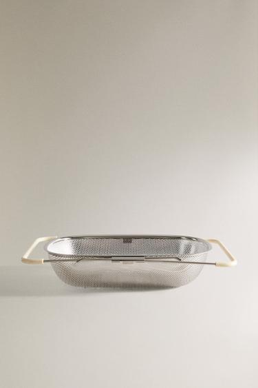 METAL COLANDER - Cream by Zara