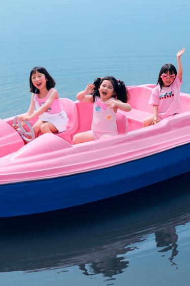 HEART BATHING SANDALS - Red by Zara