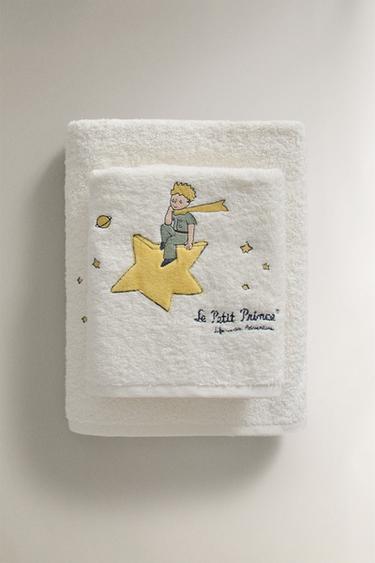 CHILDREN’S LE PETIT PRINCE BATH TOWEL - Oyster-white by Zara - Image 0
