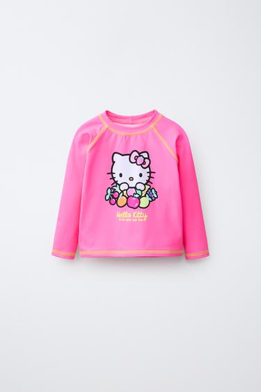 HELLO KITTY © SANRIO RASH GUARD - Fuchsia by Zara