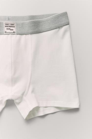 6-14/ FIVE-PACK OF BOXERS WITH LABEL - Multicoloured by Zara