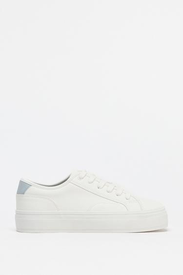 TEXTURED TRAINERS - White by Zara
