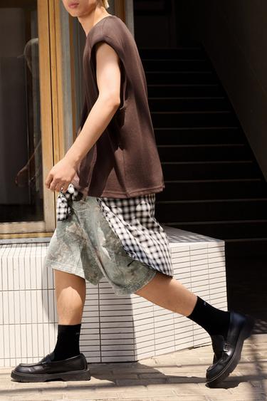 RELAXED FIT TANK TOP - Brown by Zara