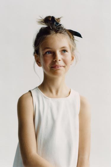 DENIM DRESS - White by Zara