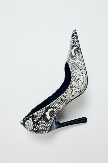 ANIMAL PRINT HIGH-HEEL SHOES - Snakeskin by Zara