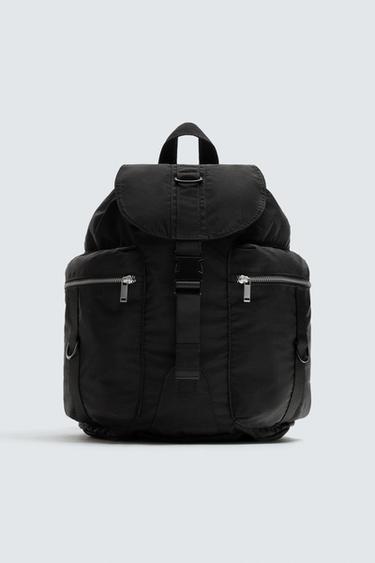 TECHNICAL FLAP BACKPACK - Black by Zara - Image 0