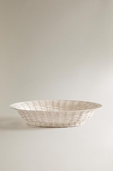 OVAL BASKET - Cream by Zara