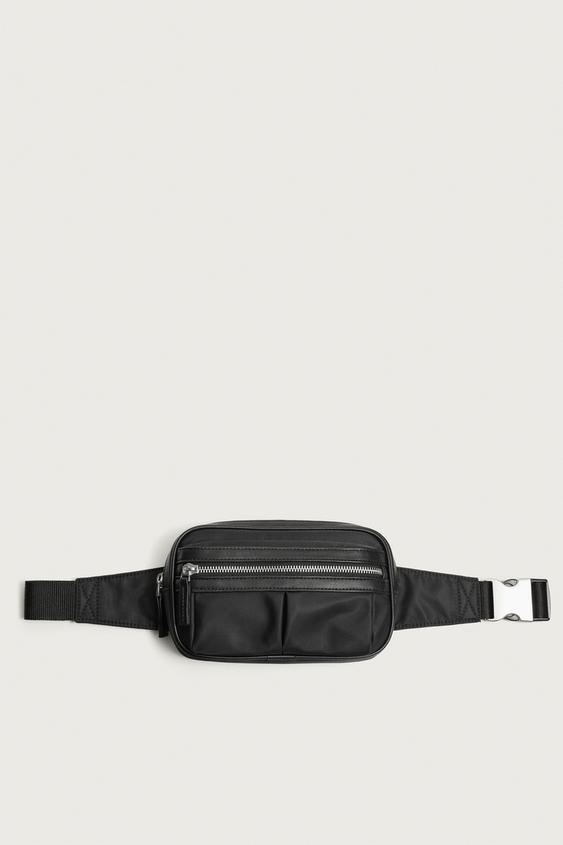 COMBINED TECHNICAL BELT BAG - Black by Zara - Image 0