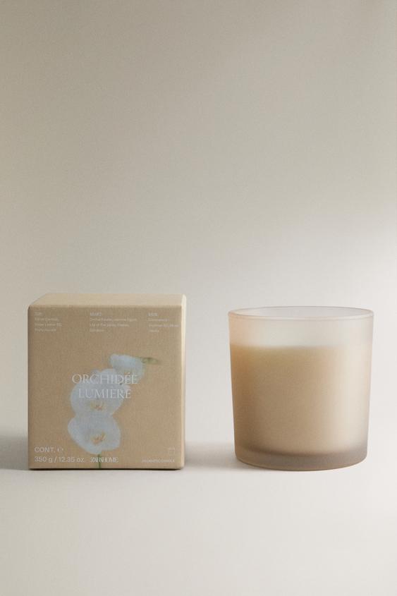(350 G) ORCHIDÉE LUMIÈRE SCENTED CANDLE - Purple by Zara - Image 0
