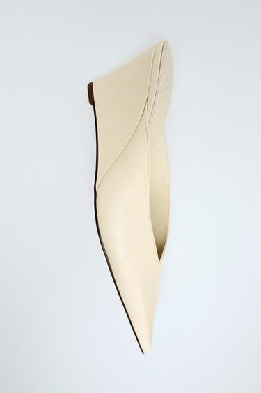 WEDGE MULE SHOES - White by Zara