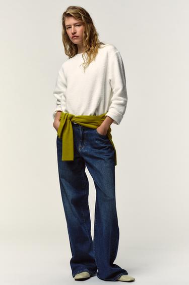 RUSTIC SWEATSHIRT - Ecru by Zara