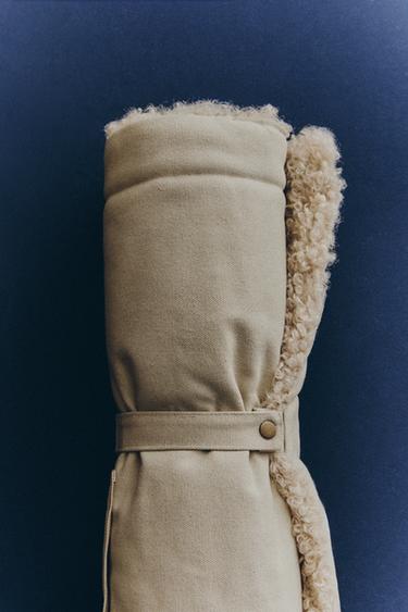 ROLL-UP FLOOR PET BLANKET - Beige by Zara