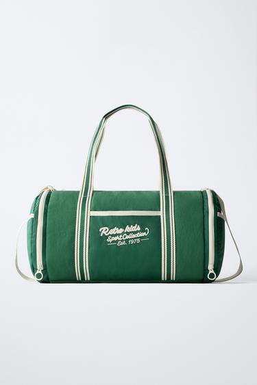RETRO BOWLING BAG - Green by Zara