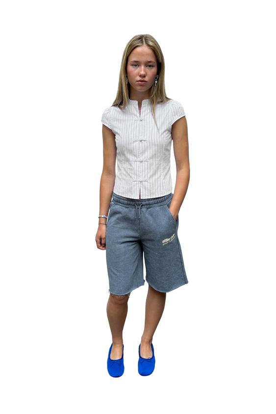 STRIPED SHIRT WITH FROG FASTENING - Black / White by Zara - Image 0