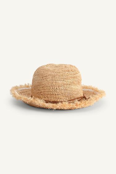 LIMITED EDITION RAFFIA HAT - Light beige by Zara
