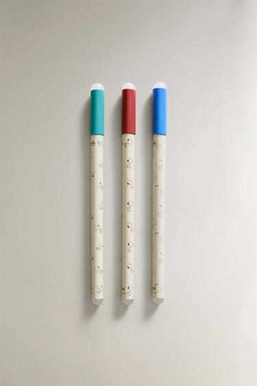 SET OF CHILDREN'S PEANUTS™ ERASABLE PENS (SET OF 3) - Multicoloured by Zara - Image 0