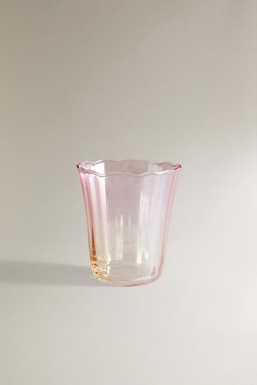 IRIDESCENT-EFFECT GLASS TUMBLER - Pink by Zara - Image 0