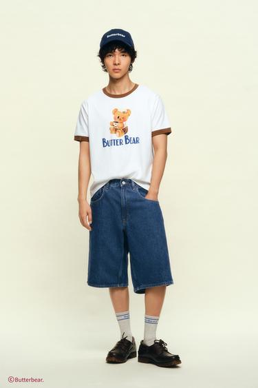 BUTTERBEAR © PRINT T-SHIRT - Oyster-white by Zara - Image 0