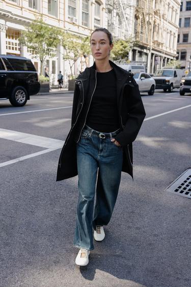 PARKA WITH ADJUSTABLE HOODIE AND WAIST - Black by Zara