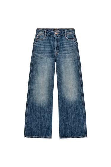 JEANS Z1975 STRAIGHT LOW-RISE FULL LENGTH - Blue by Zara