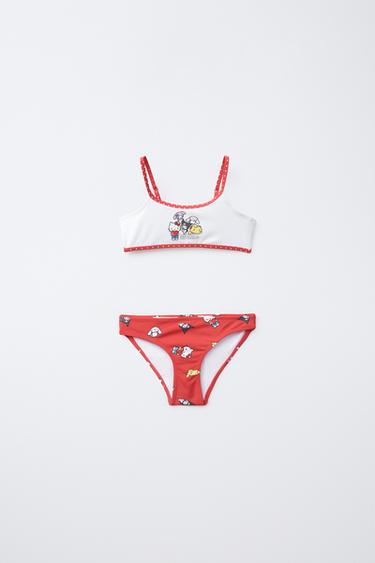 6-14 YEARS / HELLO KITTY AND FRIENDS © SANRIO BIKINI - Red by Zara