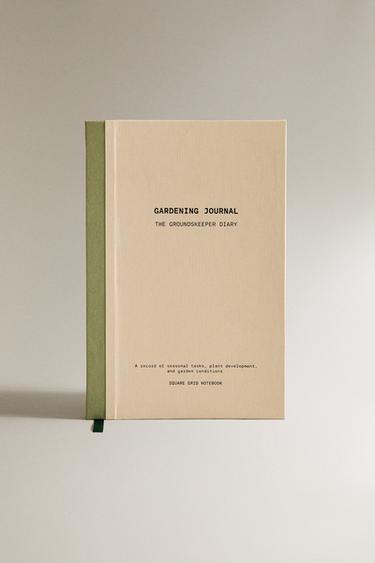 GARDEN NOTEBOOK - GREEN by Zara