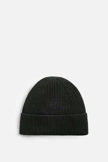 BASIC KNITTED BEANIE - Grey by Zara