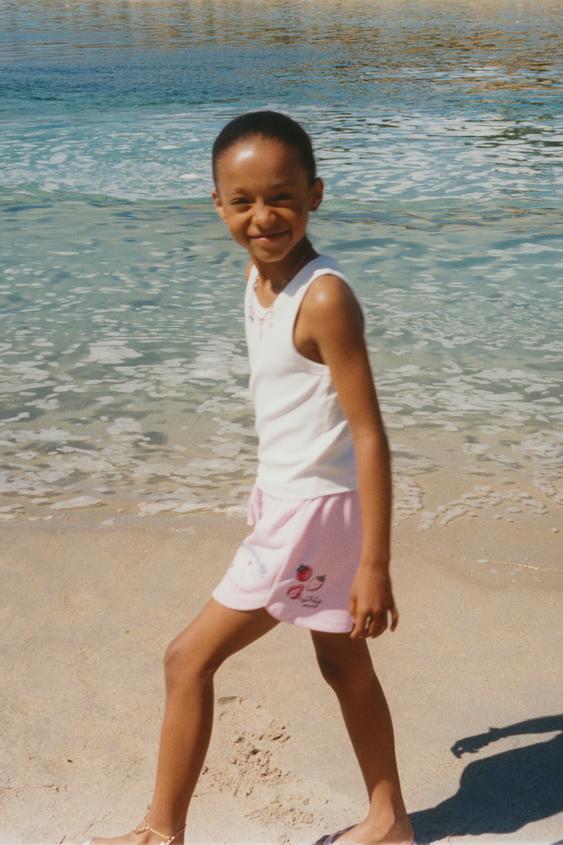 CINNAMOROLL © SANRIO PRINT BERMUDA SHORTS - Pink by Zara - Image 0