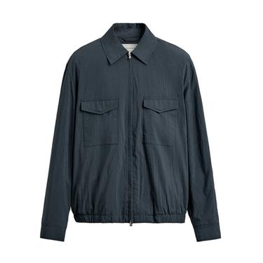REGULAR FIT FLUID OVERSHIRT - Dark navy by Zara