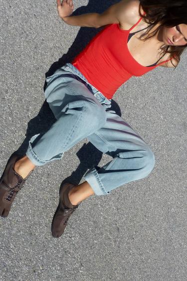 FLAT SPORTS SHOES - Brown by Zara