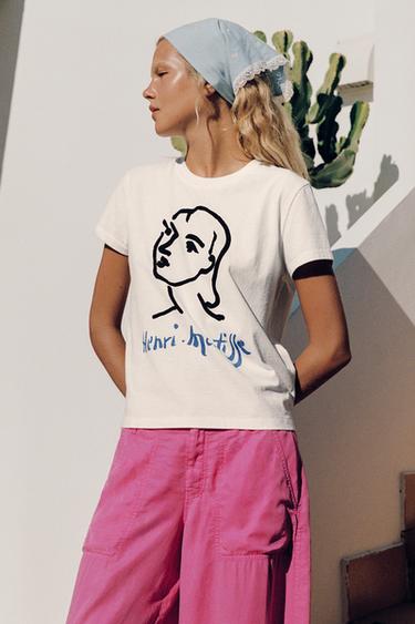 HENRI MATISSE T-SHIRT - White by Zara