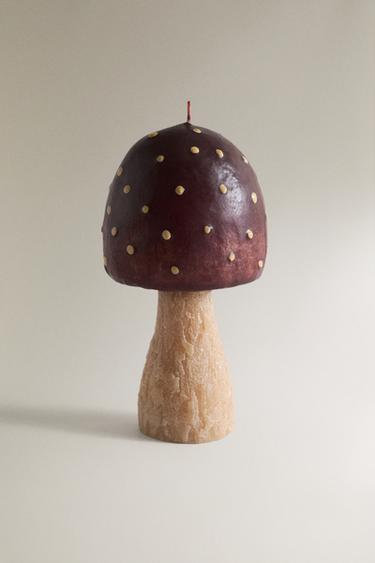 LARGE MUSHROOM SCENTED CANDLE PUMPKIN SPICE - Pumpkin by Zara