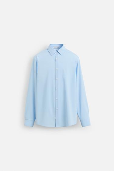 STRETCH SHIRT - Sky blue by Zara