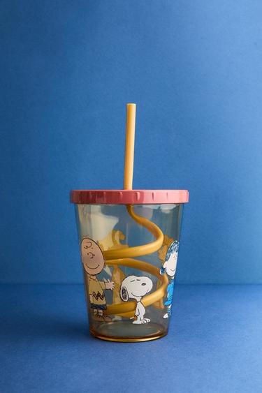 CHILDREN'S PEANUTS™ TUMBLER WITH STRAW - Multicoloured by Zara