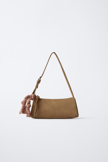 BANDANA SHOULDER BAG - Brown by Zara