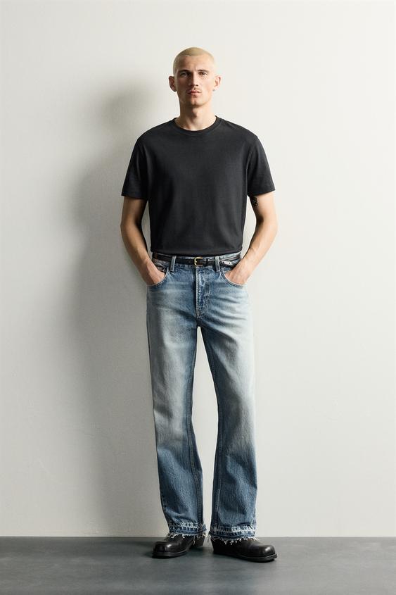 FLARE FIT JEANS - Mid-blue by Zara - Image 0