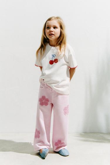 EMBROIDERED T-SHIRT - White by Zara