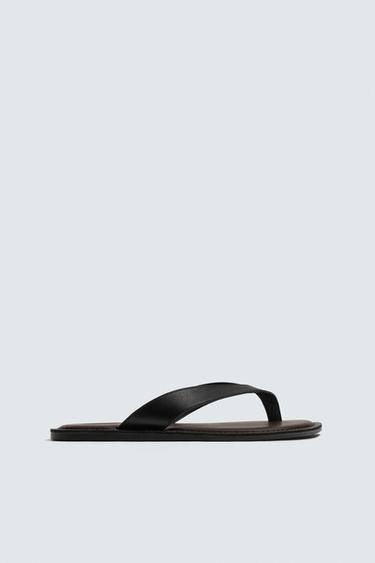STRAPPY SANDALS - Burgundy Red by Zara
