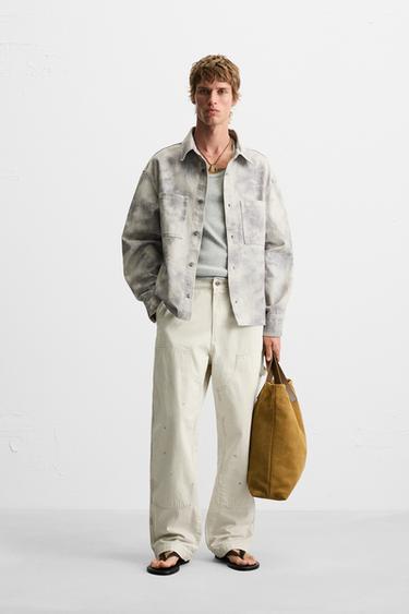 ABSTRACT PRINT OVERSHIRT - Printed by Zara - Image 0