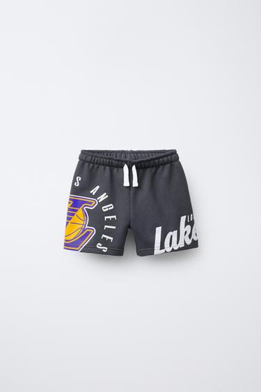 LOS ANGELES LAKERS NBA BERMUDA SHORTS - Anthracite grey by Zara - Image 0