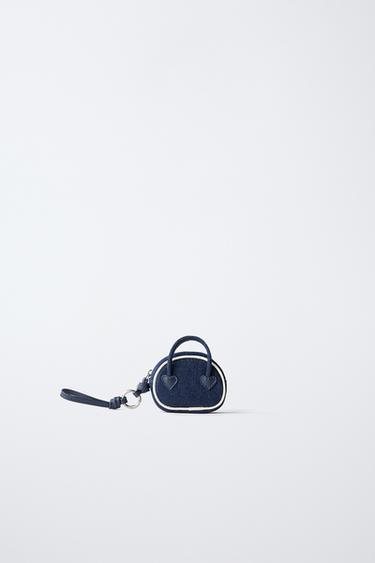 MINI CHARM BAG - Blue by Zara