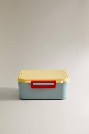 CHILDREN'S LUNCH BOX WITH SPACE STICKERS - Multicoloured by Zara
