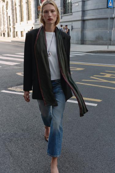 DOUBLE-BREASTED OVERSIZED BLAZER - Black by Zara