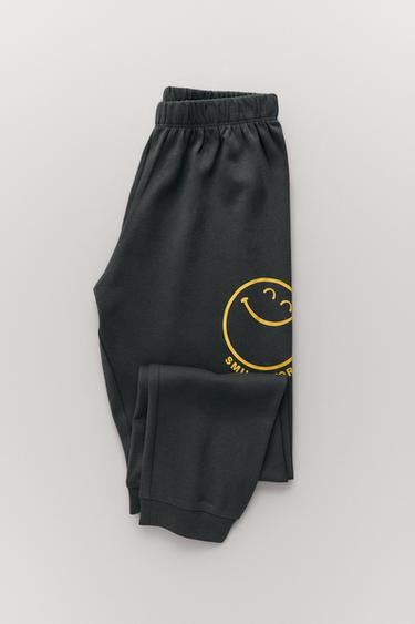 AGES 6-14 / SMILEYWORLD ® PYJAMAS - Anthracite grey by Zara