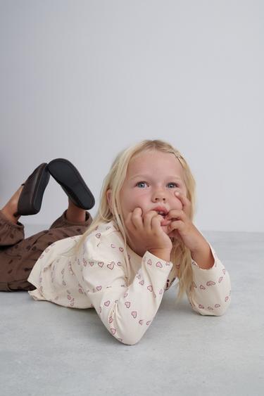 PRINTED SLOGAN T-SHIRT - Ecru by Zara