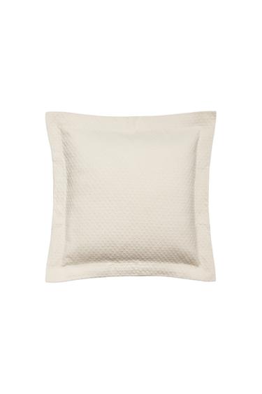 CUSHION COVER WITH POLKA DOT DESIGN - Beige by Zara
