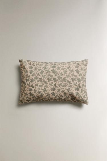 FLORAL CUSHION COVER - Light blue by Zara - Image 0